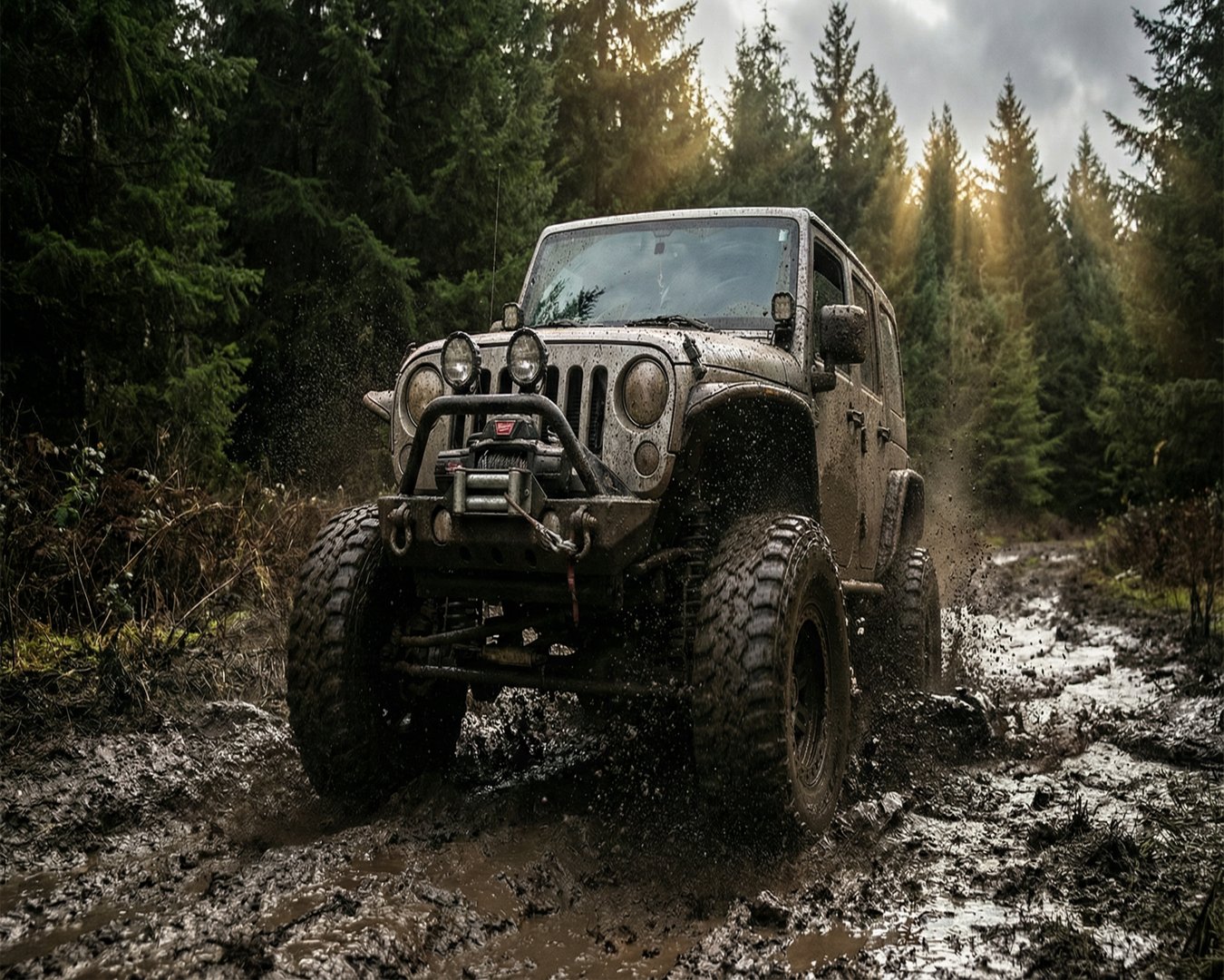 网红主播越野车改装视频